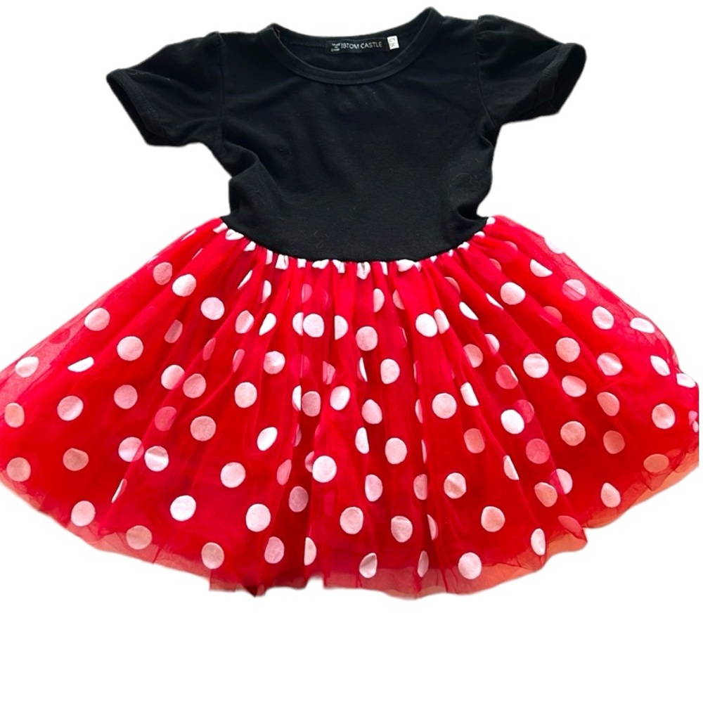 IBTOM CASTLE -  Girls Disney polka dot dress size tulle Minnie size 18-24 month